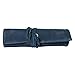 Hide & Drink, Leather Watch Roll Organizer Handmade from Full Grain Leather, Holds Up to 4 Watches, Easy Carry On Watchlover Storage (Slate Blue)