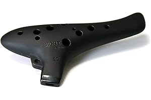 Night By Noble Plastic Ocarina SC Black (Soprano C Style)