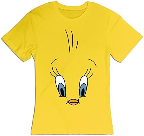 Danielrio Womens Tweety Bird Face Fashion T-Shirts
