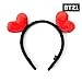 BT21 Tata Hair Band One Size Red_Black