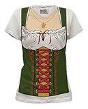 Impact Fraulein Octobeerfest Barmaid Junior's Fitted Costume T Shirt
