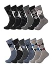 Mens Dress Socks 6 Pack Cotton Argyle Dress Socks Assorted Colors -6 Pair