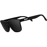 goodr The Future is Void Sunglasses Polarized Sunglasses, Medium Sized (VRG), Black Solid Frames with Black Non-Reflective Glare Reducing Lenses, UV400 Protection, No Slip, No Bounce