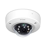D-Link Full HD Outdoor PoE Mini Dome Camera, White/Black (DCS-6212L)