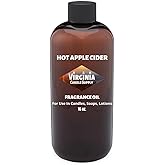 Hot Apple Cider Fragrance Oil (16 oz Bottle) for Candle Making, Soap Making, Tart Making, Room Sprays, Lotions, Car Fresheners, Slime, Bath Bombs, Warmers…
