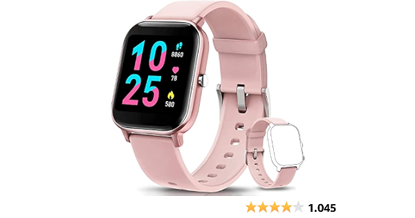 AIMIUVEI Smartwatch, Reloj Inteligente Hombre Mujer con Pulsómetro, Presión  Arterial (Rosa) : Amazon.es: Electrónica