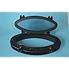Amarine-made-Boat-Yacht-Elliptical-Oval-Opening-Portlight-Porthole-16-X-8-58-Replacement-Window-Port-Hole-ABS-Black-Tempered-Glass