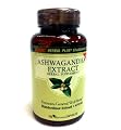GNC Herbal Plus Ashwagandha Extract 470mg, Veggie Caps, 100 ea