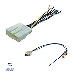 ASC Audio Car Stereo Radio Wire Harness and Antenna