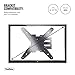 VonHaus Ultra Slim Cantilever Articulating Arm Swivel and Tilt Wall Mount TV Bracket for 26-55 Inch for LCD, LED, 3D, Plasma TVs. Load Capacity 88lb, 400x400 VESA