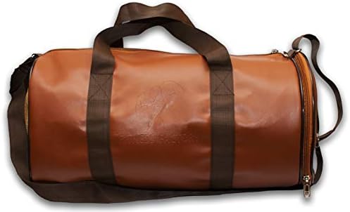 Hemito Sports/Gym Leather Duffle Bag with Shoe Compartment for Men & Women – 30L