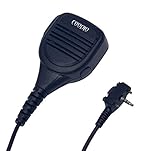 Coodio Remote Lapel Microphone Shoulder Speaker Mic Heavy Duty [IP54 WaterProof] For Vertex Standard EVX-531, VX-241 2 Way Radio
