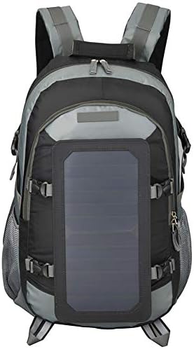 Hiking Daypack 40l, Solar Phone Charger Rucksack Travel Sports Trekking Backpack Camping Cycling Waterproof Ultralight Military