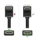 UGREEN HDMI Cable 4K Right Angle 270 Degree HDMI Cord High Speed HDMI 2.0 Cable 4K@60Hz HD 3D 1080P ARC Compatible for TV PC Nintendo Switch Xbox PS5 PS4 PS3 Laptop 3.3FT