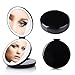 butyface Lighted Travel Makeup Mirror, 1X and 7X Magnifying Makeup Mirror with Lights, Compact Folding Handheld Travel Mirror with LED Lights, Charging by Batteries or USB Plug in …