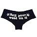 Gotd Women Sexy G-string Briefs Panties Thongs Lingerie Underwear Knickers (XL, Black)