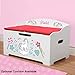 DIBSIES Personalization Station Personalized Dibsies Modern Expressions Toy Box (White with Unicorns & Rainbows)