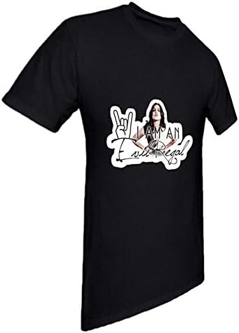 mens Contton T Shirts I Am An Evil Regal Lana Parrilla Round Neck