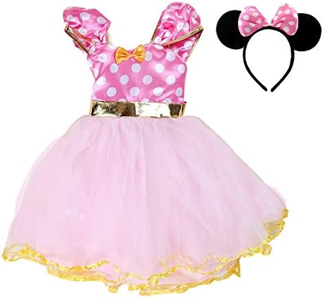 Birthday Party Princess Costumes for Girls Halloween Role Play Dress Up