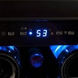 EdgeStar CWR181SZ 12 Inch Wide 18 Bottle Built-In Wine Cooler - Black/Stainless Steel