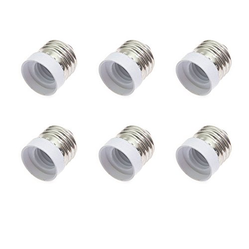 Fineled 6pack e26 e27 to e17 socket adapter,medium scre…