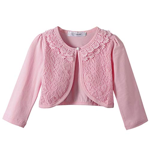 Buy Acecharming Girls Long Sleeve Bolero Cardigan Shrug Beaded Flower