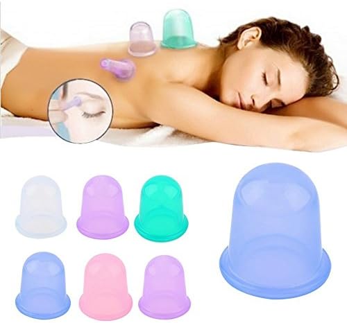 LIMITA 2Pcs Small Cups Anti Cellulite Vacuum Silicone Massage Cupping Cups CL (Green)