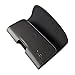 De-Bin Holster for iPhone 13 Mini, 12 Mini iPhone 5s 5C, Cell Phone Belt Clip Case Carrying Pouch Cover (Fits Apple iPhone 13 Mini, 12 Mini, iPhone 5s, 5c with Otterbox Commuter Case) Black