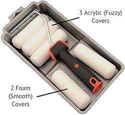 Edward Tools 7 Piece 4” Paint Roller Kit