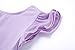 JEE.MDNMD.OO Girls' Flutter Sleeve Skirted Leotard