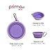 Prima Pet Collapsible Silicone Food and Water Travel Bowl with Clip for Dog and Cat, Small (1.5 Cups)