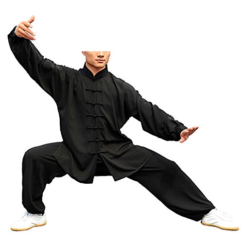 KIKIGOAL Unisex Chinese Traditional Martial Arts Tai Chi Uniform Kung Fu Clothing Wushu Suit For Men and Women