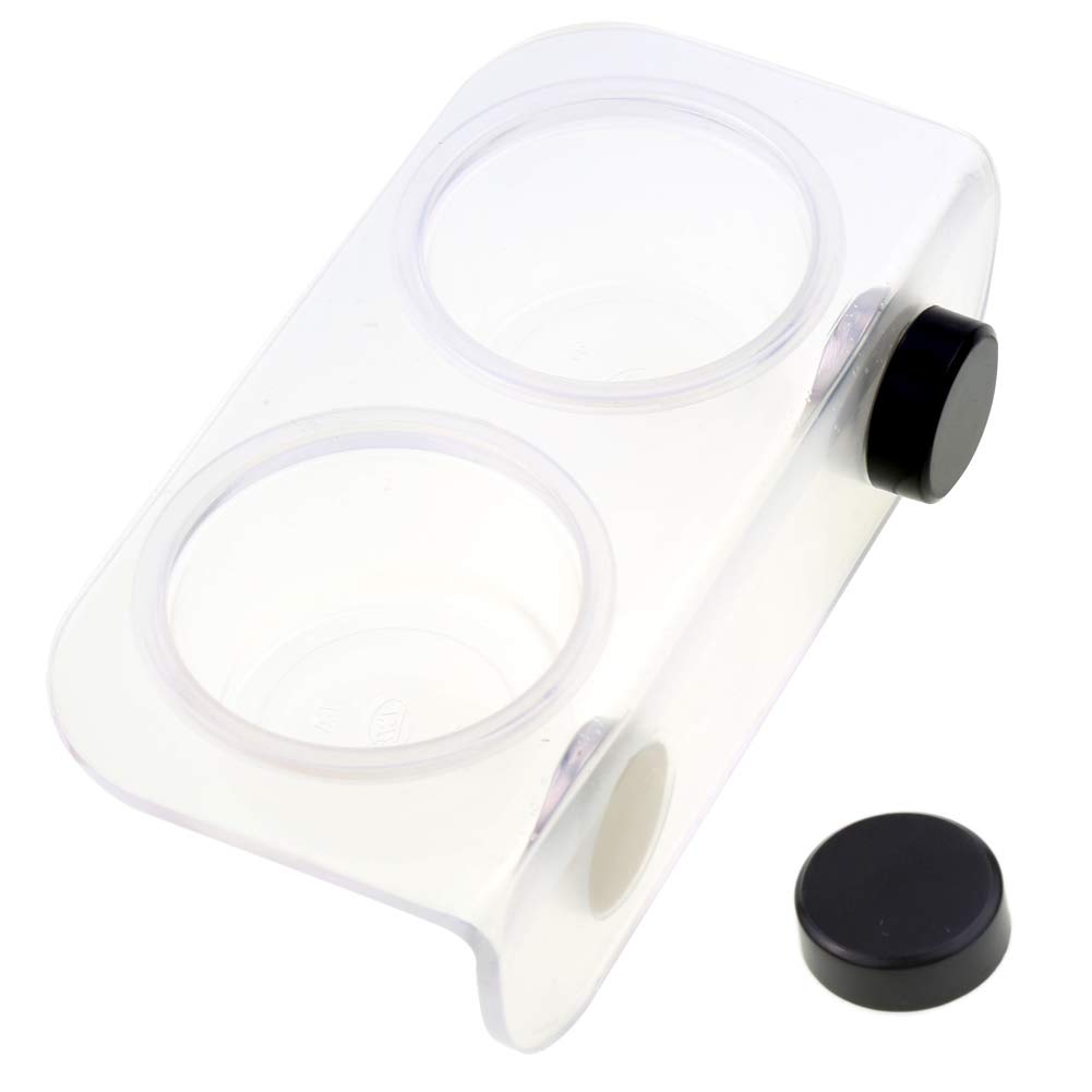 Buy Reptile Feeding Cup Gecko Feeder Ledge with 20 pcs Food