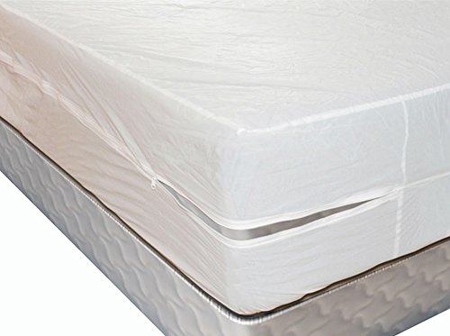 Elaine Karen Full Vinyl Zippered Hypoallergenic, Waterproof, Durable, Certified Bed Bug Proof Mattress Encasement Protector Cover