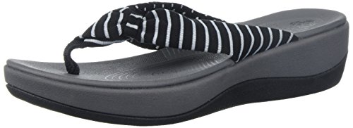 Clarks women s arla glison platform, black printed fabr…