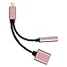 DOESIT 2 in 1 Phone Adapter 3.5mm Audio Jack Compatible iPhone X iPhone 8 8 Plus 7 7