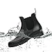 babaka Women Rain boots Waterproof Ankle Garden Shoes Anti-slip Chelsea Booties Black 10.5 B(M) US