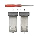 Studio 2.0 Hinges Replacement Metal Folding Hinge Repair Fix Parts Kit Compatible with Beats Studio 2.0 Wired/Wireless Over-Ear Headphones (Silver)
