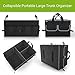 MIU COLOR Car Trunk Organizer for SUV, Collapsible Cargo Trunk Storage Organizer, Non Slip Bottom, Securing Straps