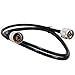 50 Ohm Ultra Low Loss N-Type Coax Cable 10ft, Ancable N Male to N Male Pigtail Jumper Cable for Cell Phone Signal Booster Router Amplifier and Inside/Outside Antennas Satellite Dish