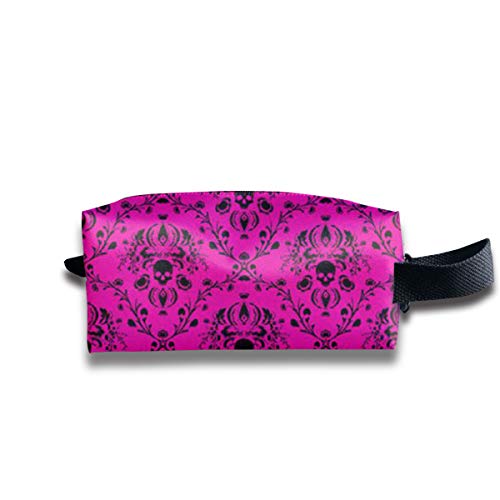 Wpipbag Sugar Skull Women's Makeup Bag Small Cosmetic Pouch Waterproof Toiletries Organizer Bag for Travel