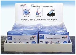 Commode Pail Liners w/Gel Display Pack (10x10 packs)