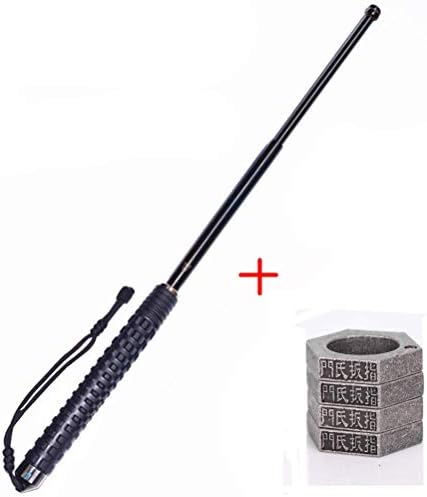 AMOY TANG 2-Piece Set Martial Arts Stick and Kung Fu Ring