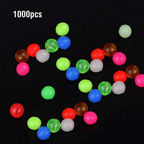 Huairdum Fish Bait,1000pcs/Box Plastic Round Beads Fishing Tackle Lures Tools Accessory for Outdoor Fishing Accessory for Lightweight to Carry - Thumbnail 5