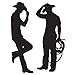 Beistle 54225 Cowboy Silhouettes, 35-Inch and 37-Inch primary