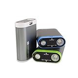 EnergyFlux Enduro Rechargeable Hand Warmer 7800mAh / USB Portable Charger Power Bank Battery Pack with 55lm LED Flashlight (Blue)