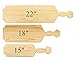 Wood Paddle -18 inch - Fraternity/Sorority Gift - Solid Pine Unfinished Greek Wooden Paddle - Pick Your Size (18