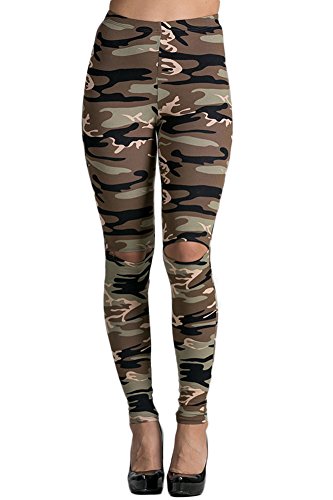 camouflage spandex pants