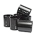 Diane 2.5-Inch Magnetic Hair Rollers, Secure Hold for Curls and Volume, Ideal for Styling with Pins, Picks, or Clips, Easy to Clean and Maintain, Black, 6 Count