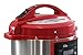 Elite Platinum EPC-414R 4 Quart Electric Pressure Cooker, Red (Stainless Steel)